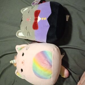 Two Original Squishmallows Halloween Cats